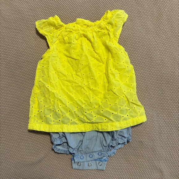 Carter's Other - Carter's Yellow‎ Casual Dress with Ruffled Sleeves